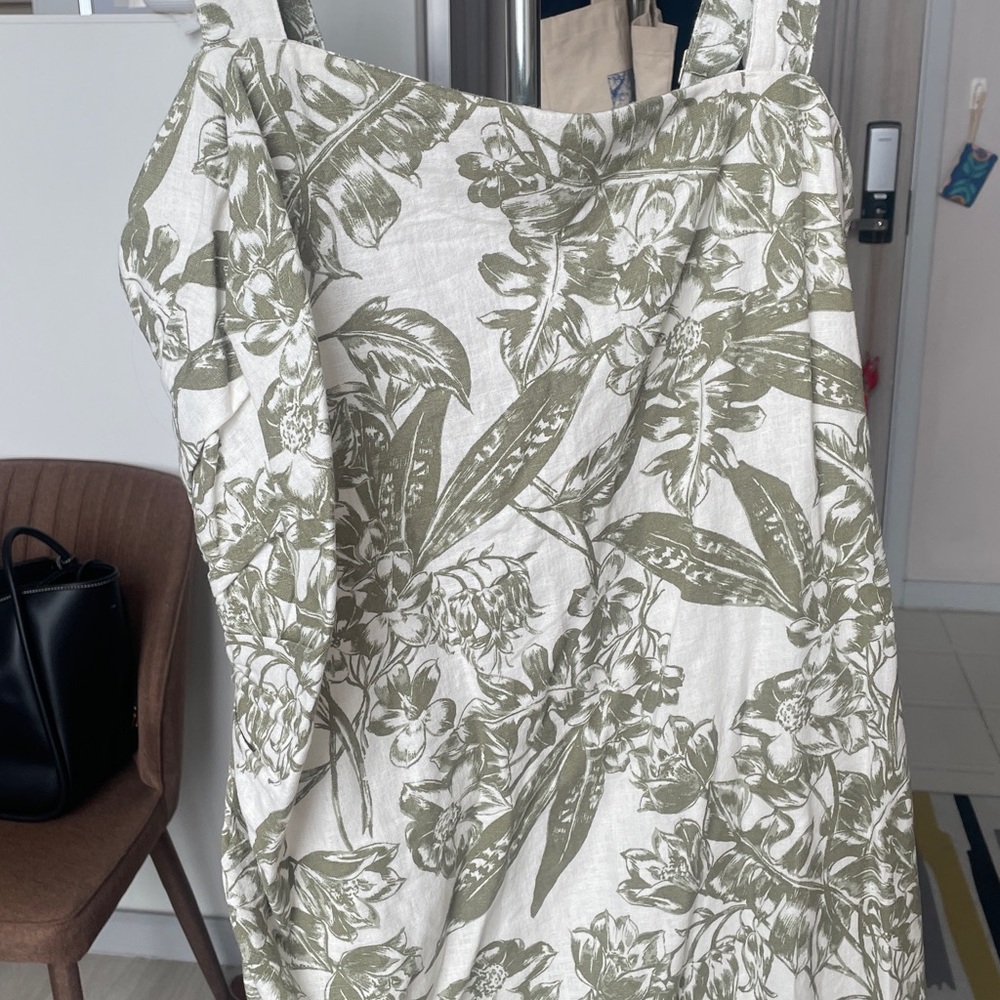 Abercrombie & Fitch Green Floral Mini Dress